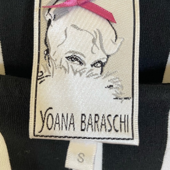 Yoana Baraschi anthropology Black and White Striped Dress - Picture 6 of 9